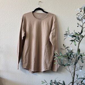 BYLT Basics Men's Long Sleeve Shirt in Tan